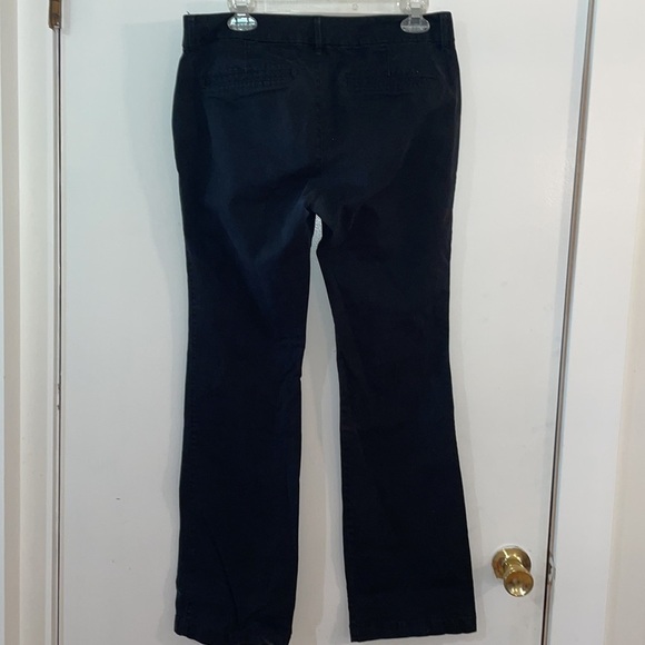 New Old Navy Boot-Cut Khaki Pants in black size 8 - Picture 4 of 8
